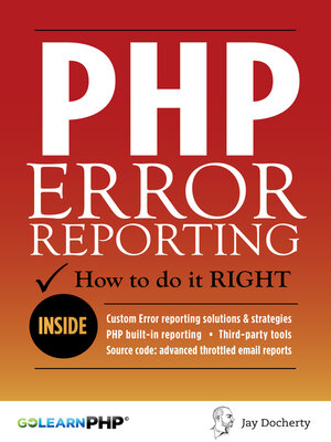cover image of PHP Error Reporting